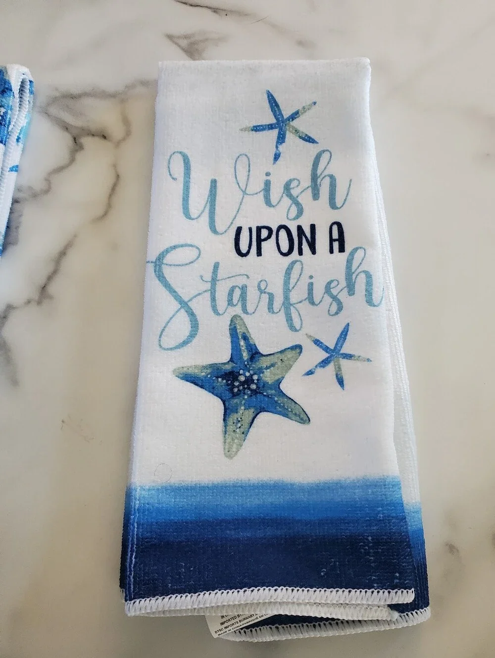 2 Starfish Hand Towels